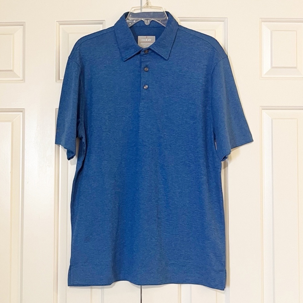 Like New! Oobe Hydrovent Blue Pullover Polo Short Sleeve Top. Size Medium